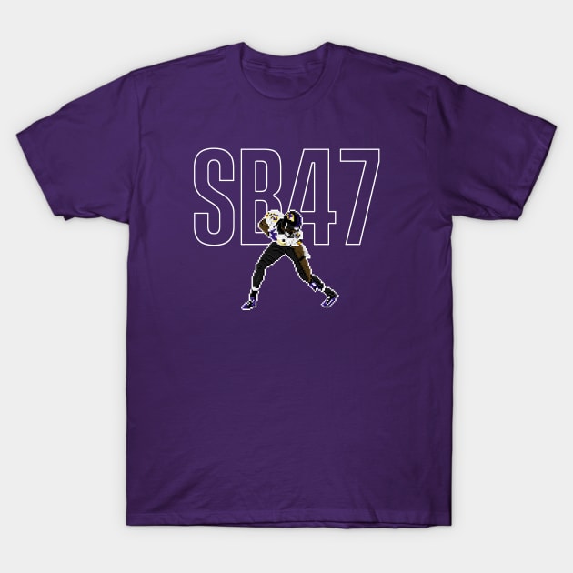 SB 47: Jones Runs It Back! T-Shirt by rokrjon